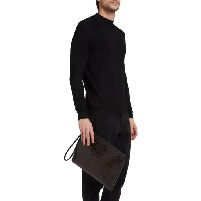 Fabian Brown Men Giuseppe Zanotti Bags and Accessories