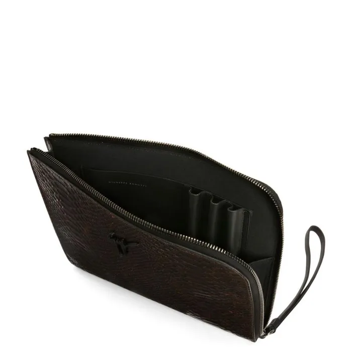 Fabian Brown Men Giuseppe Zanotti Bags and Accessories