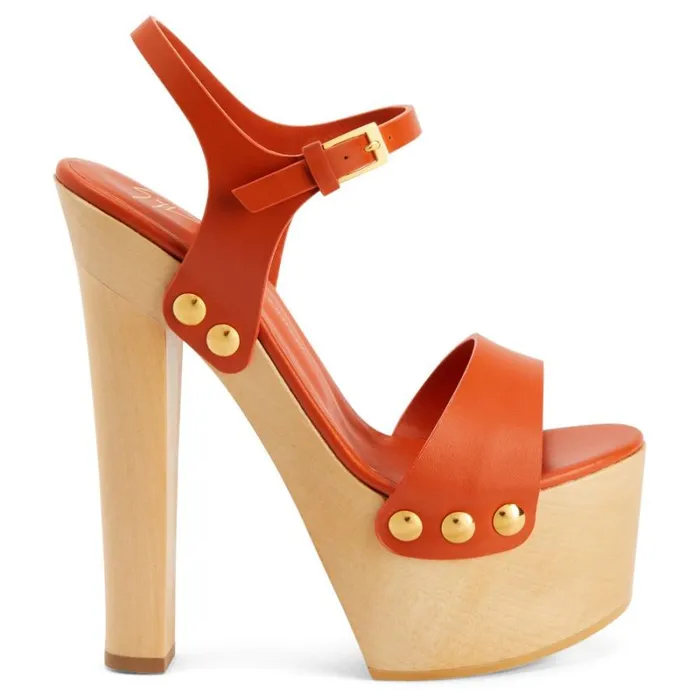 Fanny Orange Women Giuseppe Zanotti Sandals