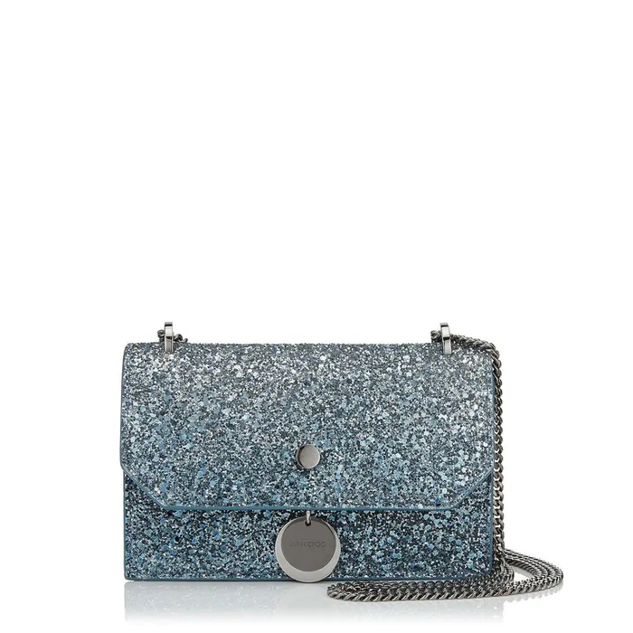 Finley Silver And Dusk Blue Fireball Glitter Dgrad Cross Body Mini Bag Silverdusk Blue Women JIMMY CHOO Evening Bags Finley Silver And Dusk Blue Fireball Glitter Dgrad Cross Body Mini Bag Silverdusk Blue Women JIMMY CHOO Evening Bags