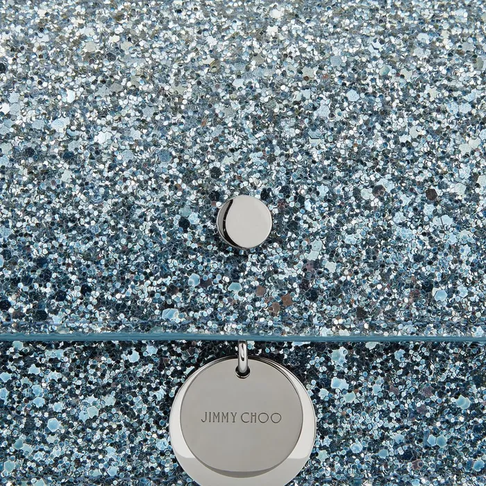 Finley Silver And Dusk Blue Fireball Glitter Dgrad Cross Body Mini Bag Silverdusk Blue Women JIMMY CHOO Evening Bags