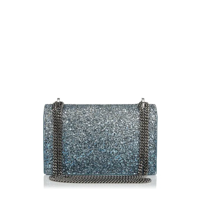 Finley Silver And Dusk Blue Fireball Glitter Dgrad Cross Body Mini Bag Silverdusk Blue Women JIMMY CHOO Evening Bags