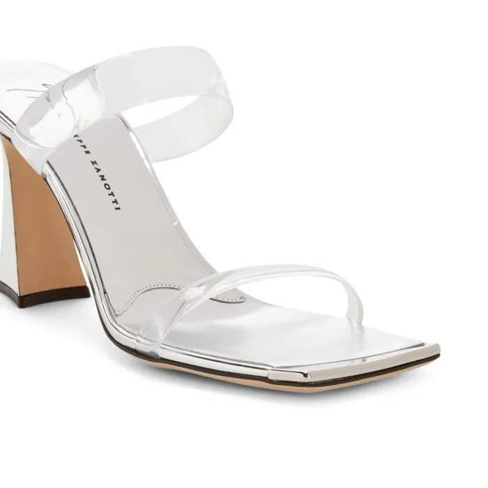Flaminia Plexi Silver Women Giuseppe Zanotti Sandals