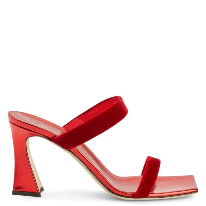 Flaminia Red Women Giuseppe Zanotti Sandals