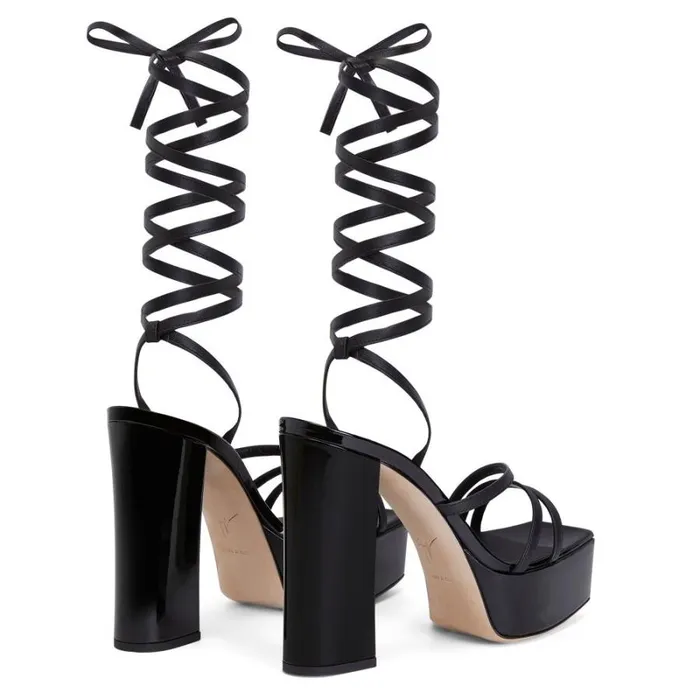 Flavienne Black Women Giuseppe Zanotti Sandals