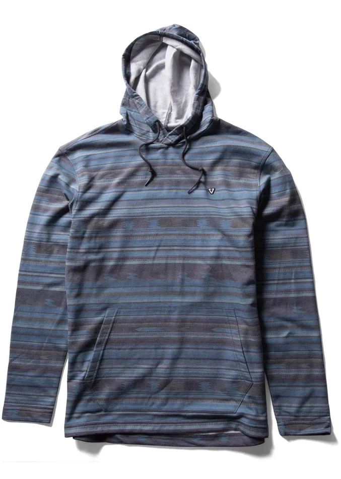 Fleece and Hoodies Men Vissla Morel Po Hoodie Ocean Blue