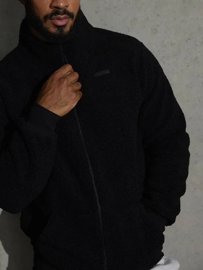 Flex Polar Fleece Jacket 8211 Black Men Ryderwear Jackets