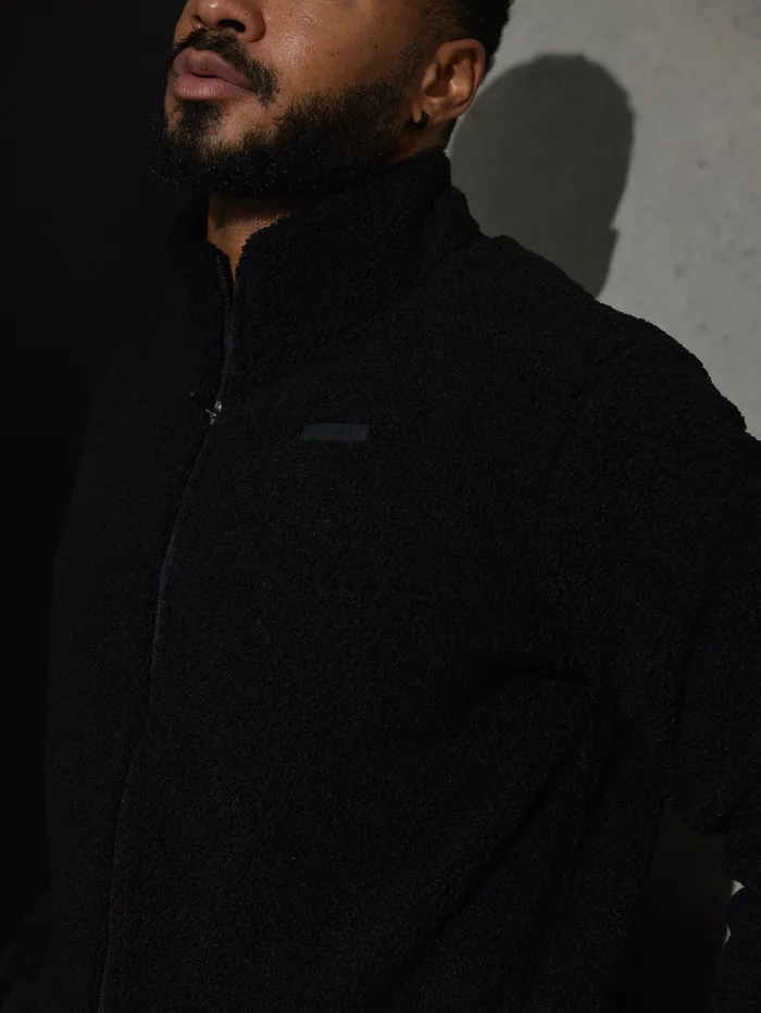 Flex Polar Fleece Jacket 8211 Black Men Ryderwear Jackets