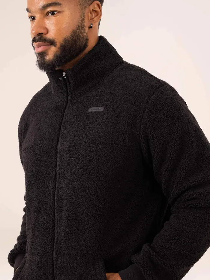 Flex Polar Fleece Jacket 8211 Black Men Ryderwear Jackets