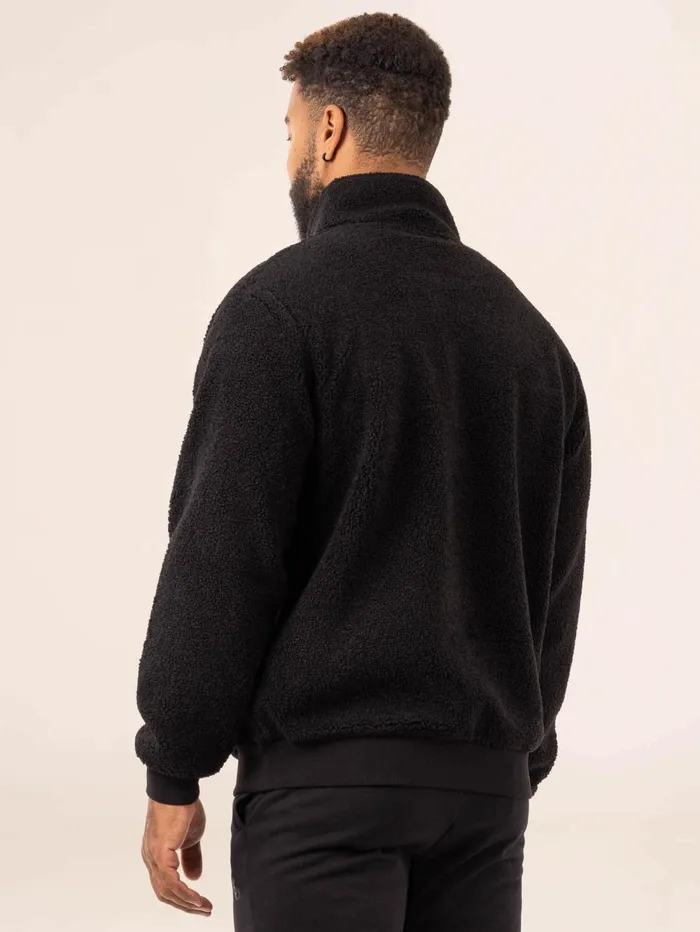 Flex Polar Fleece Jacket 8211 Black Men Ryderwear Jackets