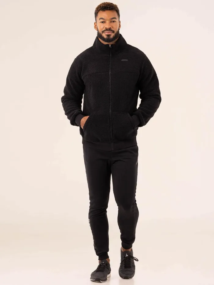 Flex Polar Fleece Jacket 8211 Black Men Ryderwear Jackets
