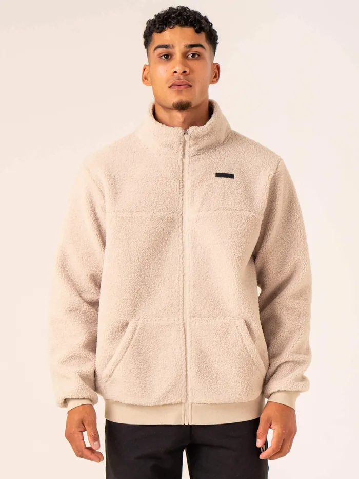 Flex Polar Fleece Jacket 8211 Chalk Men Ryderwear Jackets