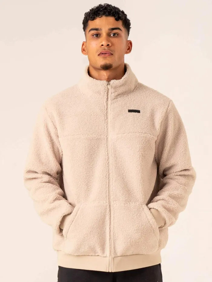 Flex Polar Fleece Jacket 8211 Chalk Men Ryderwear Jackets
