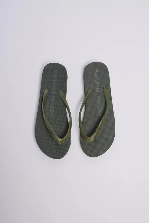 FlipFlops Khaki 8211 SWAINS TAHUATA Khaki Women Banana Moon Shoes