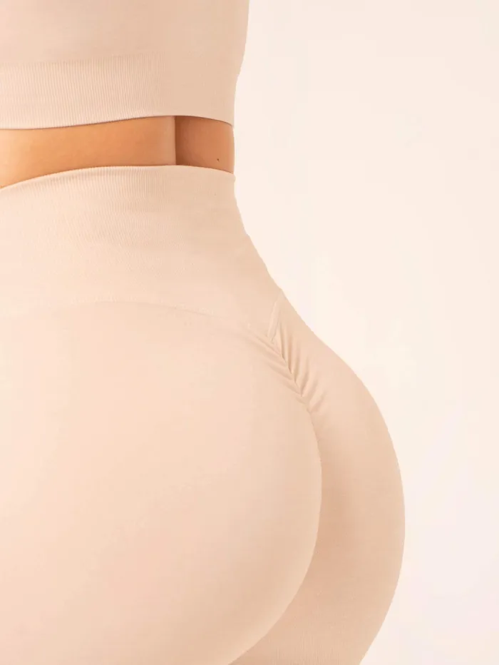 Focus Scrunch Seamless Leggings 8211 Chalk Marl Women Ryderwear Leggings