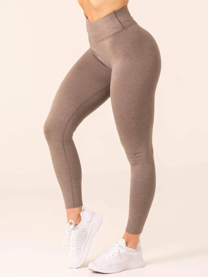 Focus Scrunch Seamless Leggings 8211 Taupe Marl Women Ryderwear Leggings