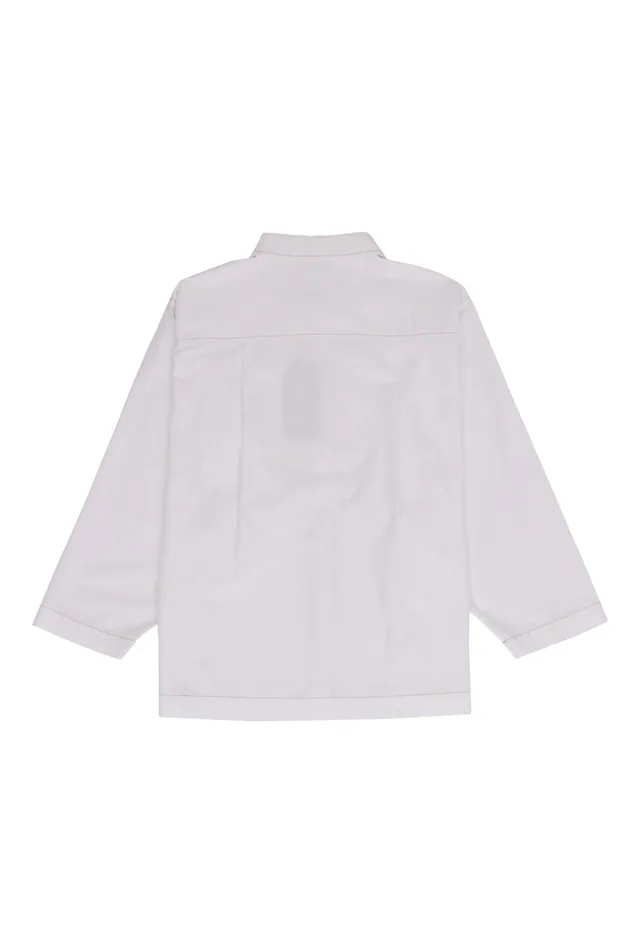 Folk Clothing Archive Shirt 8211 White Oxford Womens Shirting