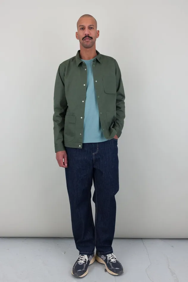 Folk Clothing Assembly Jacket 8211 Military Green Mens Outerwear