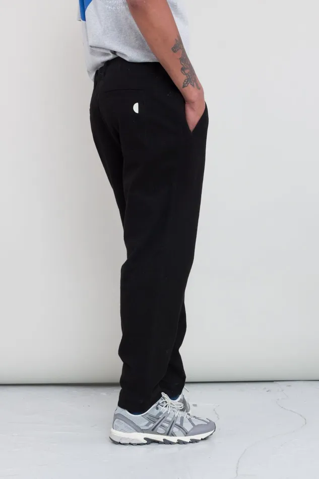 Folk Clothing Assembly Pant 8211 Black Moleskin Mens Trousers