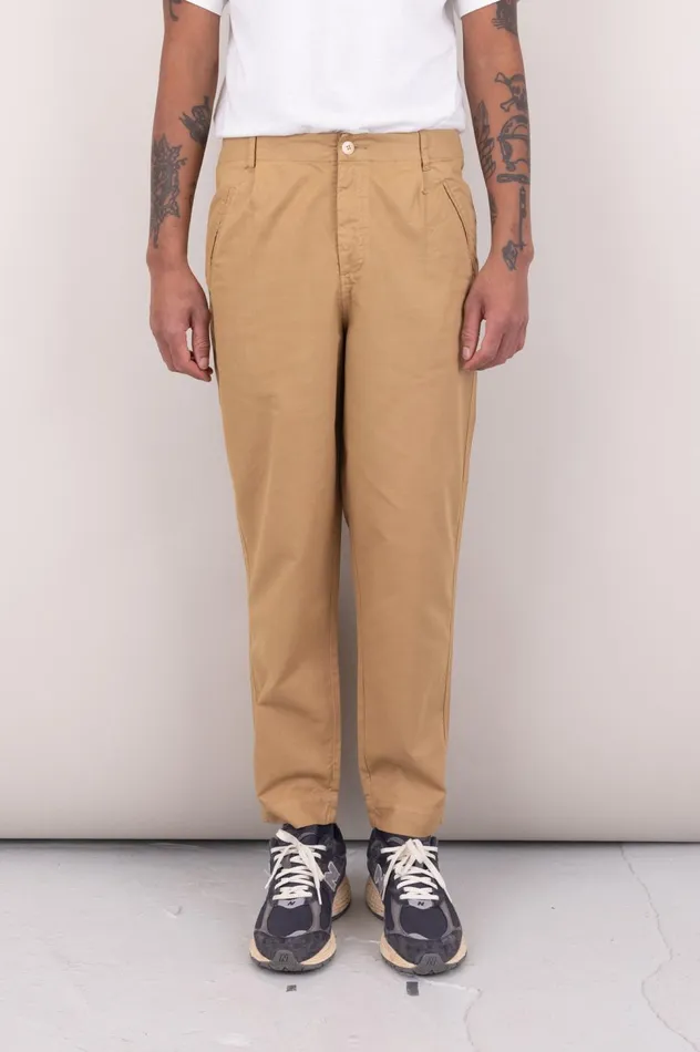 Folk Clothing Assembly Pant 8211 Pecan Twill Mens Trousers