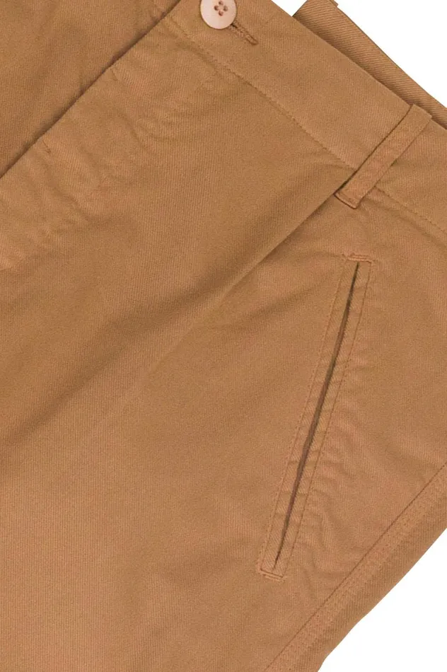 Folk Clothing Assembly Pant 8211 Pecan Twill Mens Trousers