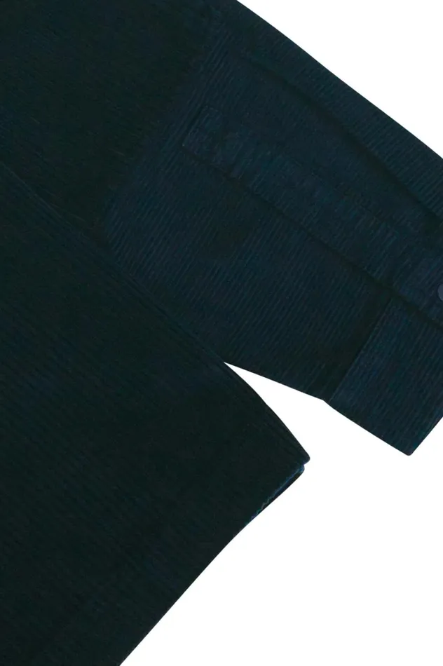 Folk Clothing Assembly Worker Jacket 8211 Navy Cord Mix Mens Outerwear