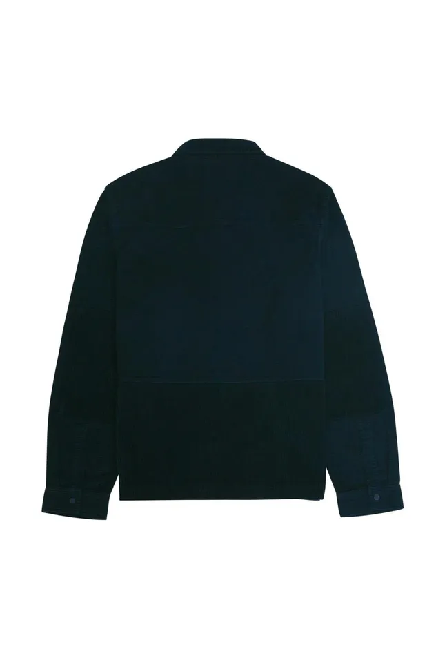 Folk Clothing Assembly Worker Jacket 8211 Navy Cord Mix Mens Outerwear