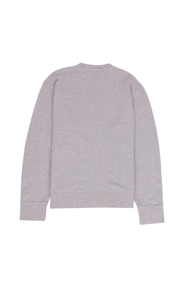Folk Clothing Boxy Sweat 8211 Grey Melange Mens Sweatshirts