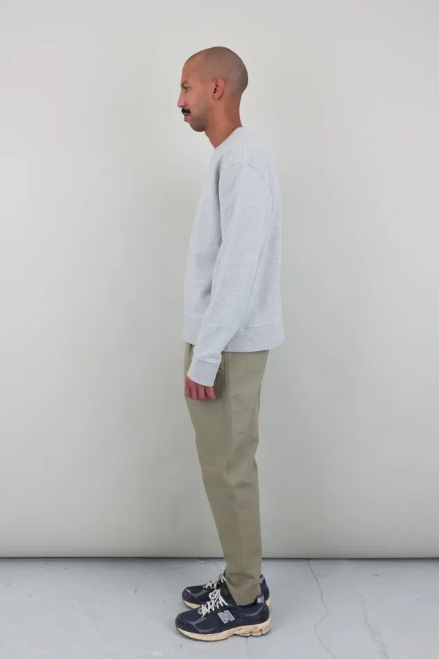 Folk Clothing Boxy Sweat 8211 Grey Melange Mens Sweatshirts