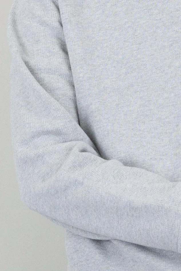 Folk Clothing Boxy Sweat 8211 Grey Melange Mens Sweatshirts
