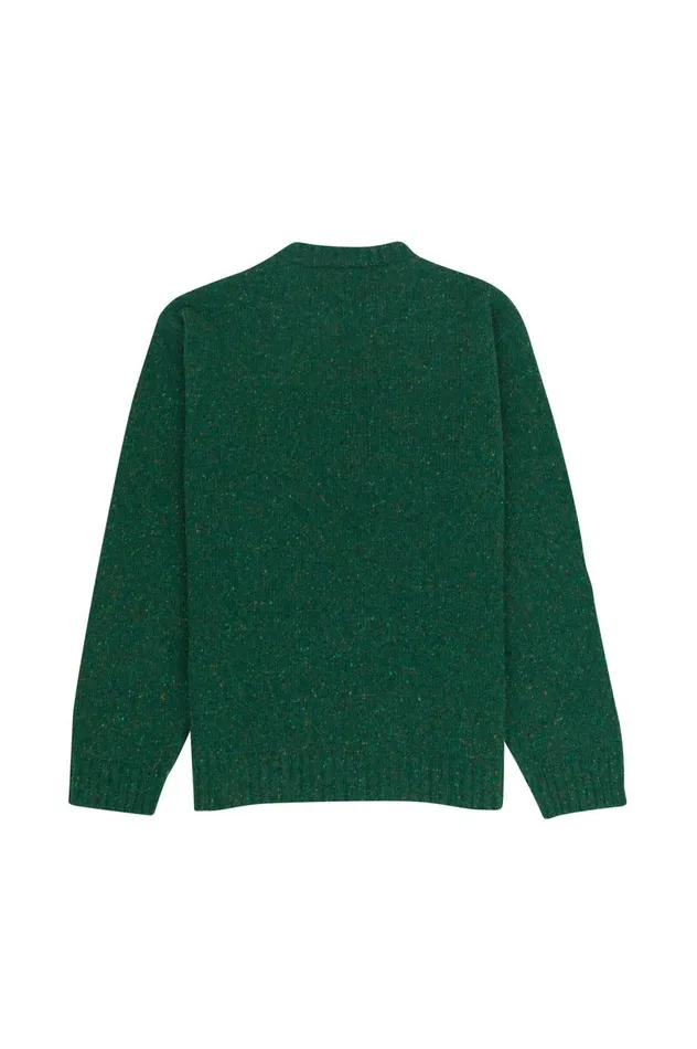 Folk Clothing Crew Jumper 8211 Bottle Green Womens Knitwear