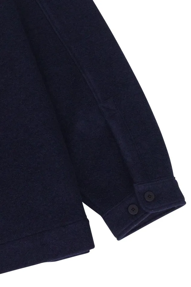 Folk Clothing Duffle Coat 8211 Navy Wool Mens Outerwear