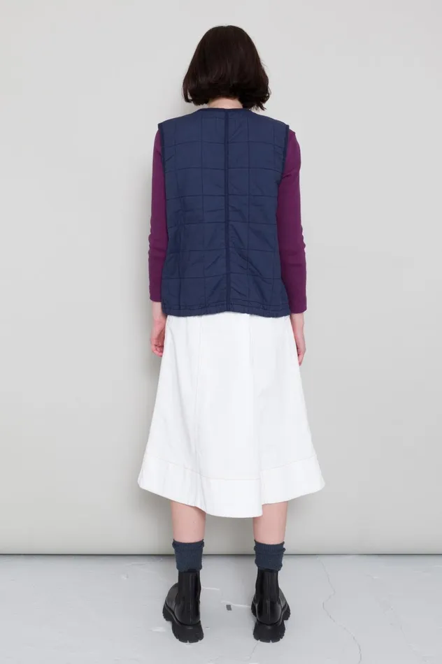 Folk Clothing Full Seam Skirt 8211 Ecru Twill Womens Skirts and Dresses