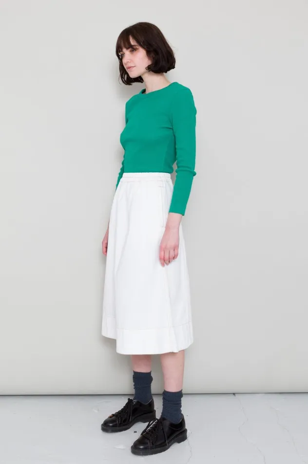 Folk Clothing LS Fitted TShirt 8211 Emerald Green Womens TShirts and Vests
