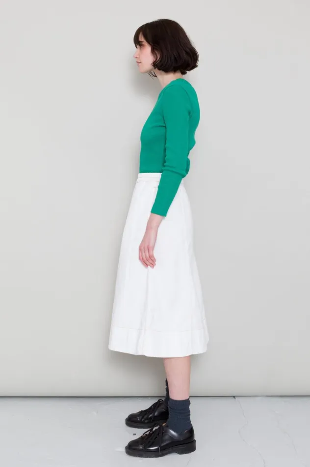 Folk Clothing LS Fitted TShirt 8211 Emerald Green Womens TShirts and Vests