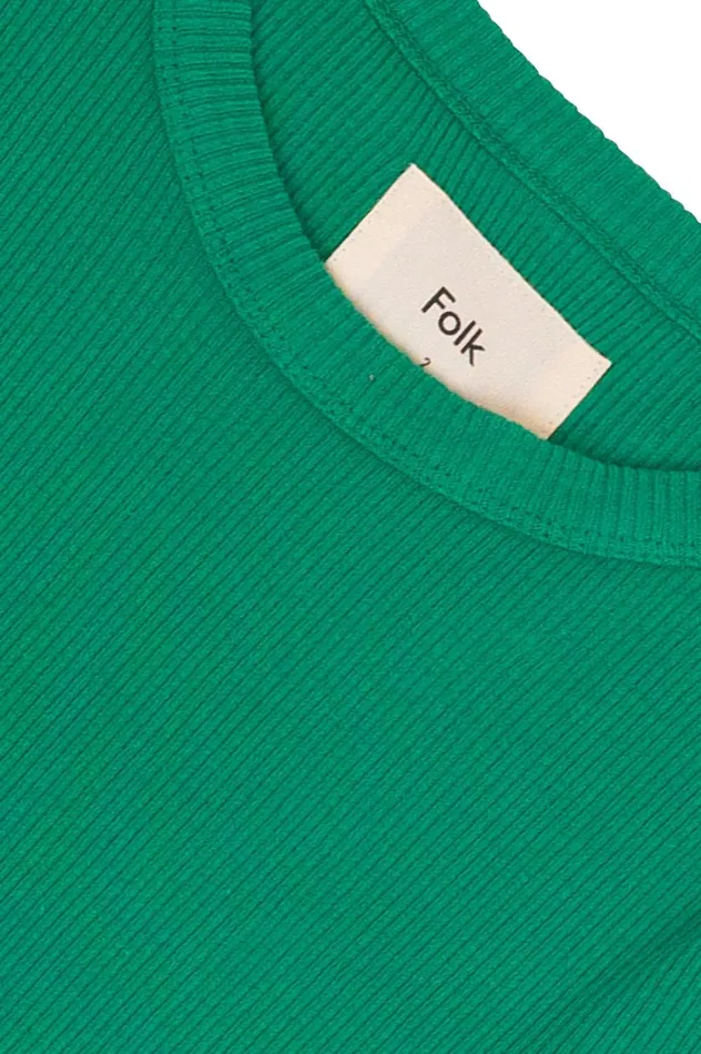 Folk Clothing LS Fitted TShirt 8211 Emerald Green Womens TShirts and Vests