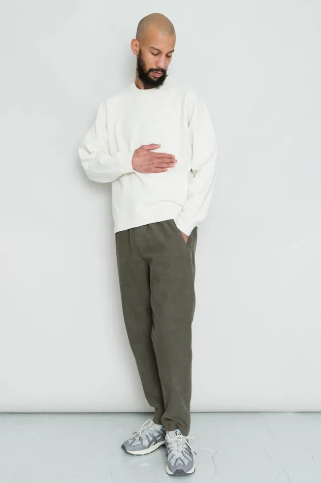Folk Clothing Prism Sweat 8211 Ecru Mens Sweatshirts