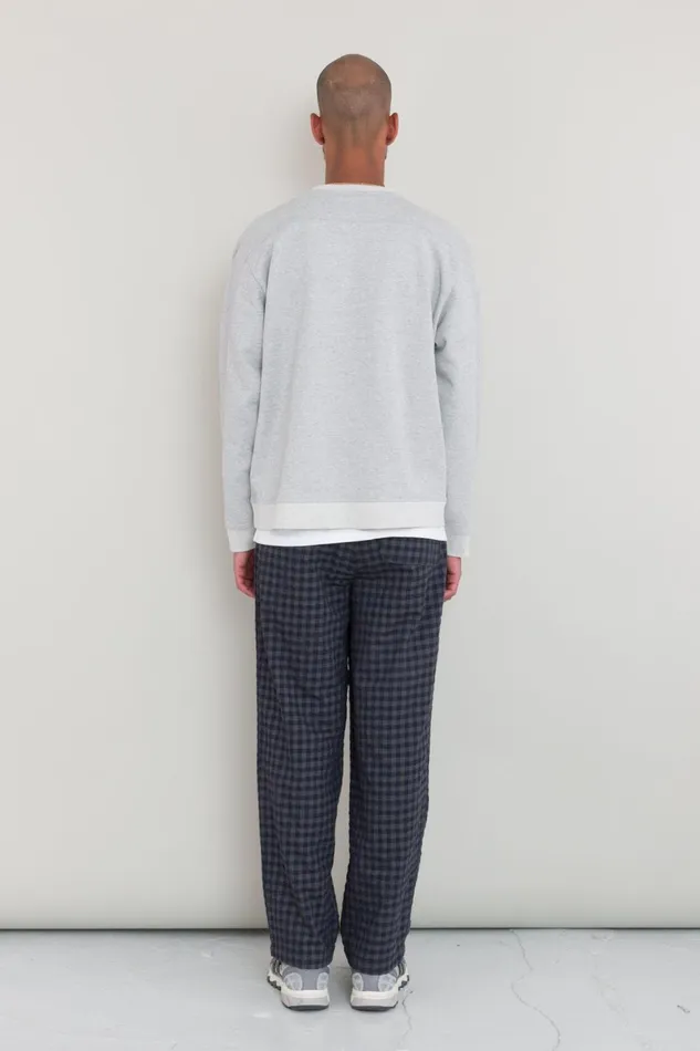 Folk Clothing Prism Sweat 8211 Vintage Greige Melange Mens Sweatshirts