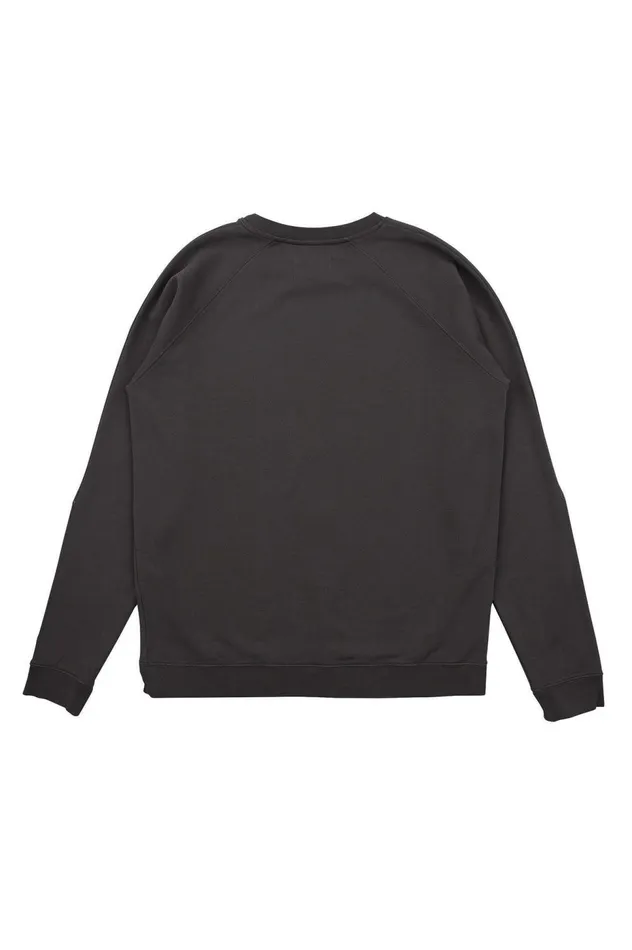 Folk Clothing Rivet Sweat 8211 Charcoal Mens Sweatshirts