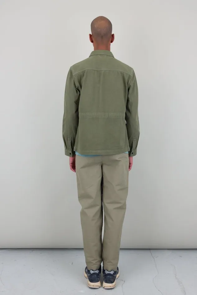 Folk Clothing Twill Assembly Jacket 8211 Olive Mens Outerwear