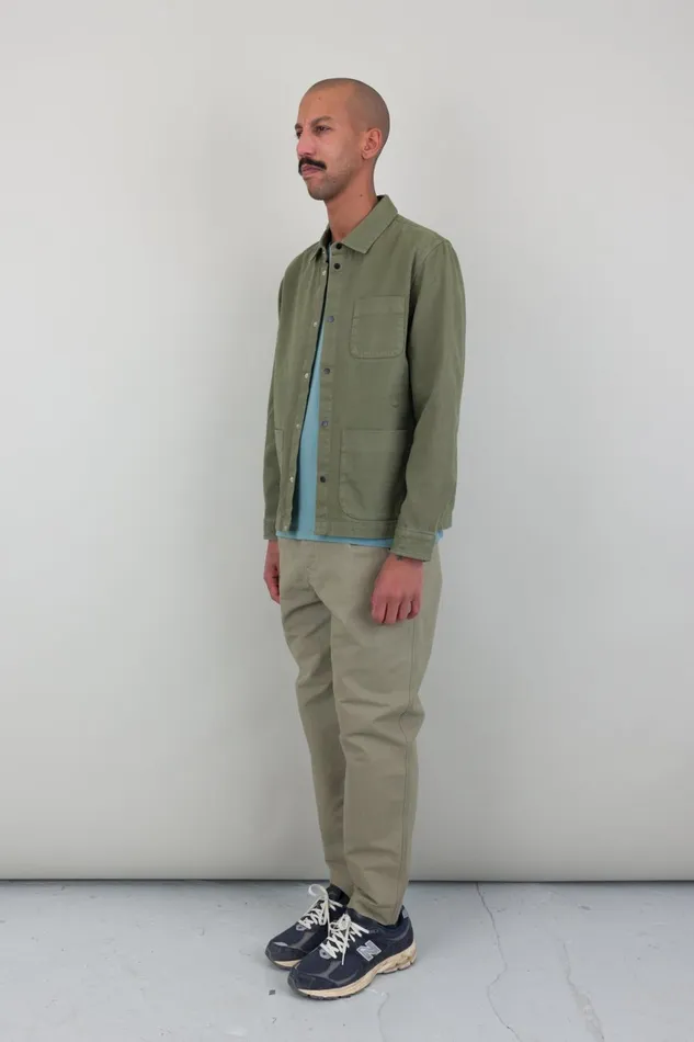 Folk Clothing Twill Assembly Jacket 8211 Olive Mens Outerwear