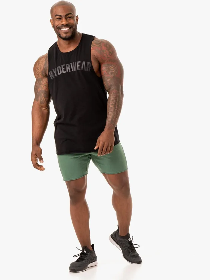 Force 6quot Track Short 8211 Green Men Ryderwear Gym Shorts