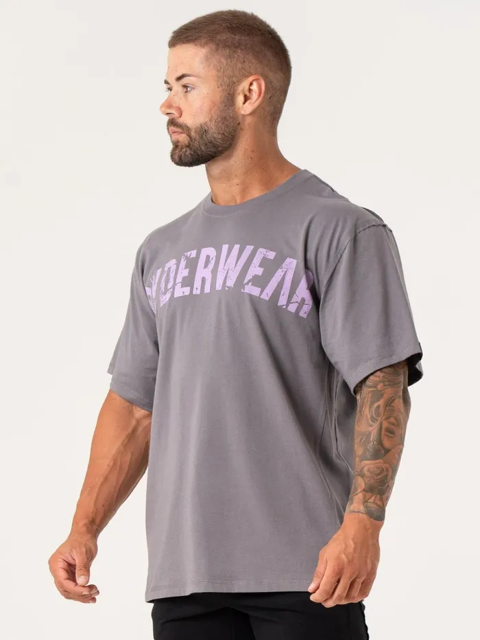 Force Oversized TShirt 8211 Charcoal Men Ryderwear Tops