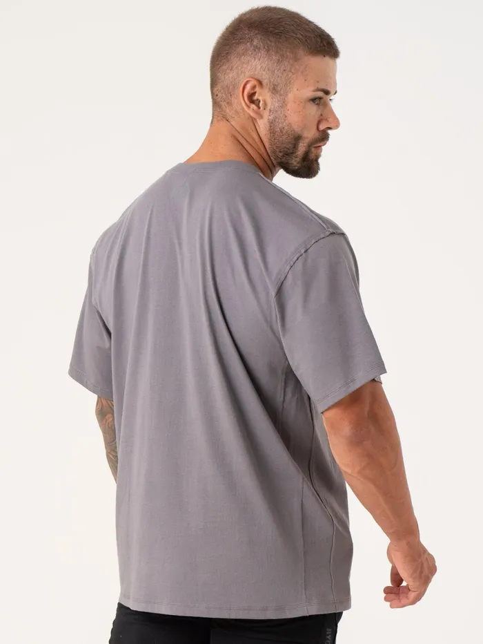 Force Oversized TShirt 8211 Charcoal Men Ryderwear Tops