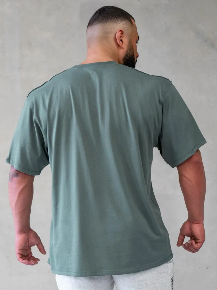 Force Oversized TShirt 8211 Fern Green Men Ryderwear Tops