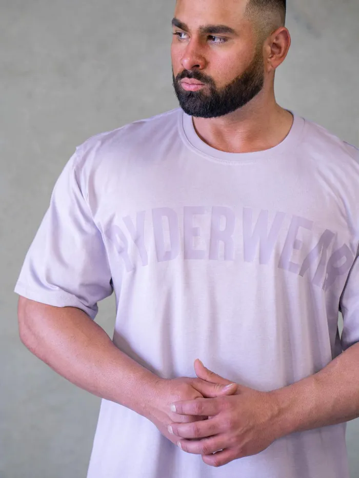 Force Oversized TShirt 8211 Lavender Men Ryderwear TShirts