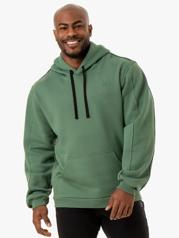 Force Pullover Hoodie 8211 Green Men Ryderwear Sweaters and Hoodies