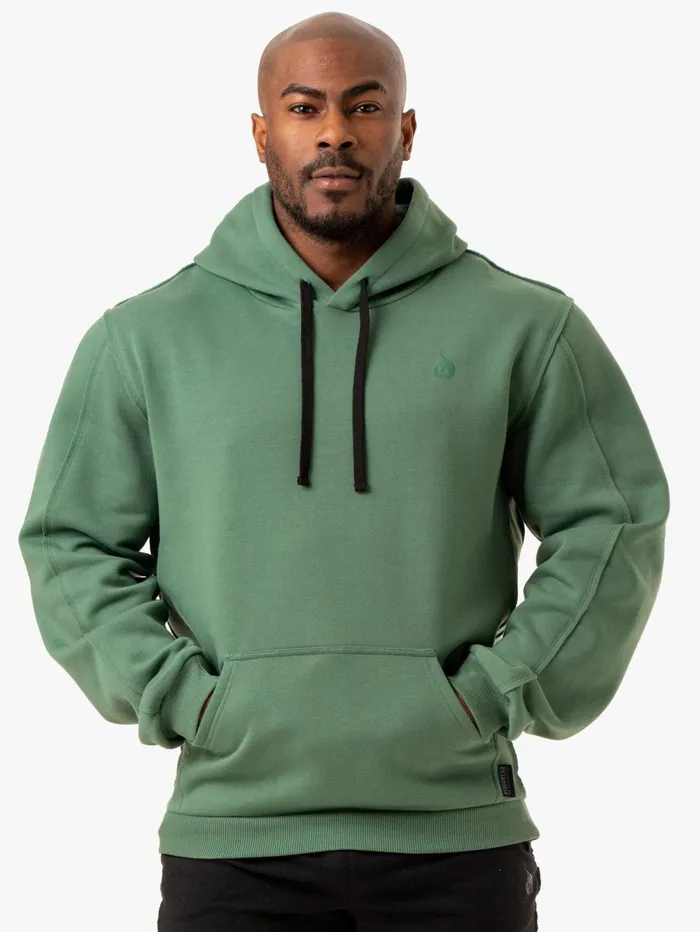 Force Pullover Hoodie 8211 Green Men Ryderwear Sweaters and Hoodies