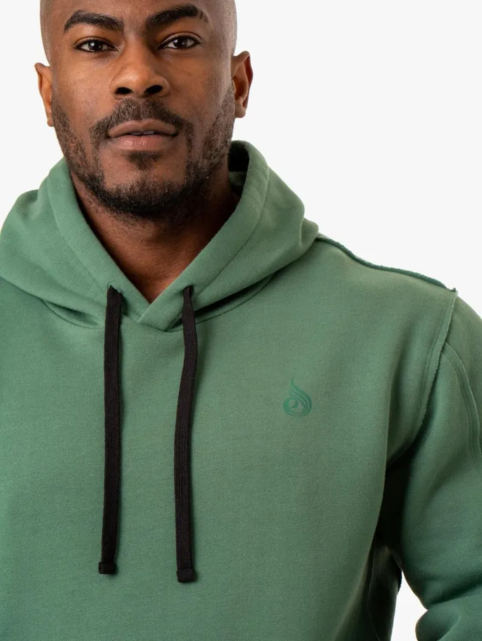 Force Pullover Hoodie 8211 Green Men Ryderwear Sweaters and Hoodies
