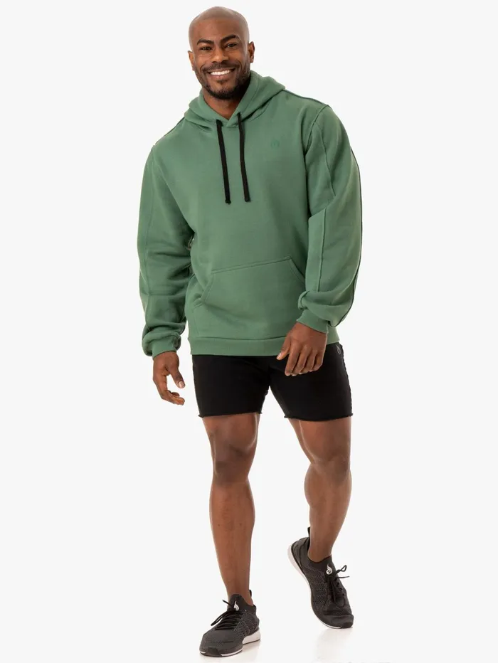 Force Pullover Hoodie 8211 Green Men Ryderwear Sweaters and Hoodies